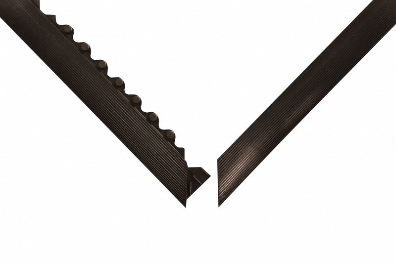 Notrax Mat Ramp Border/Female, Heavy Duty, 3 ft L, 2 in, Black - 041F0003BL