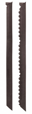 Notrax Mat Ramp Border/Male, Heavy Duty, 3 ft L, 2 in, Black - 041M0003BL