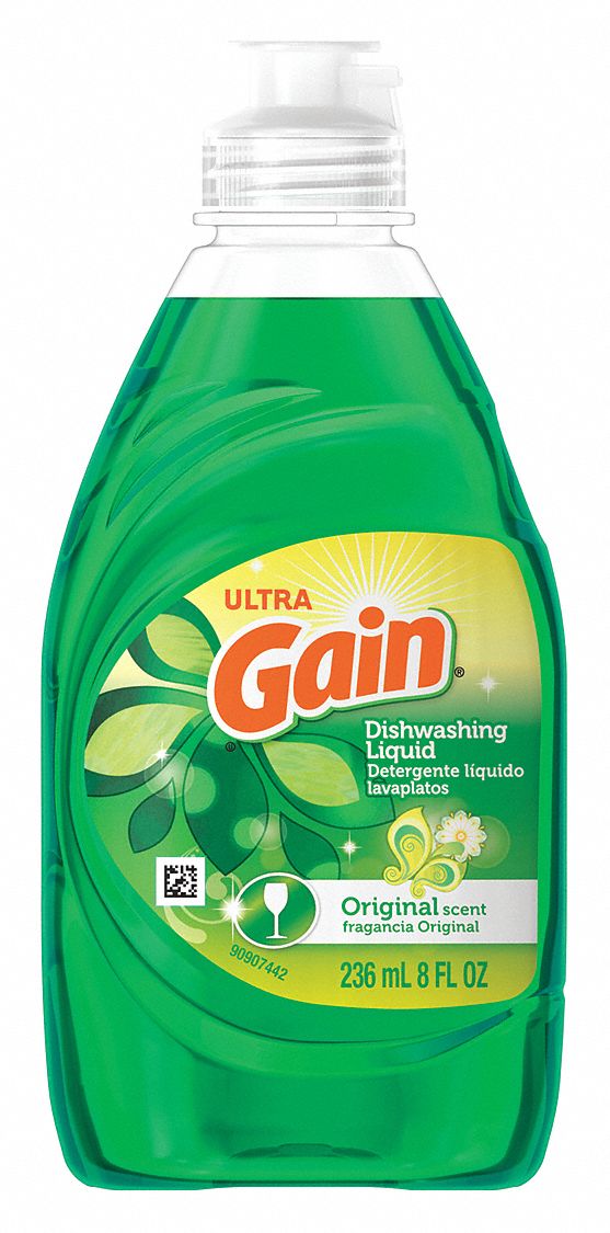 Gain 97614 - Dishwashing Detergent Liquid 8 oz.PK18