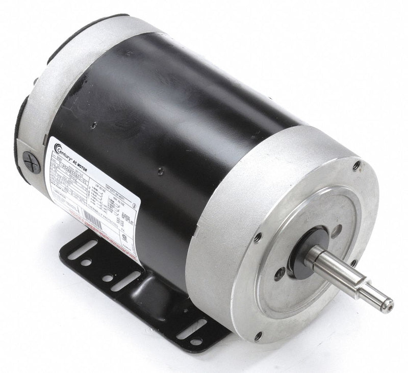 Century 3/4 HP Milk Pump Motor,3-Phase,3450 Nameplate RPM,208-230/460 Voltage,Frame 56HCZ - B597