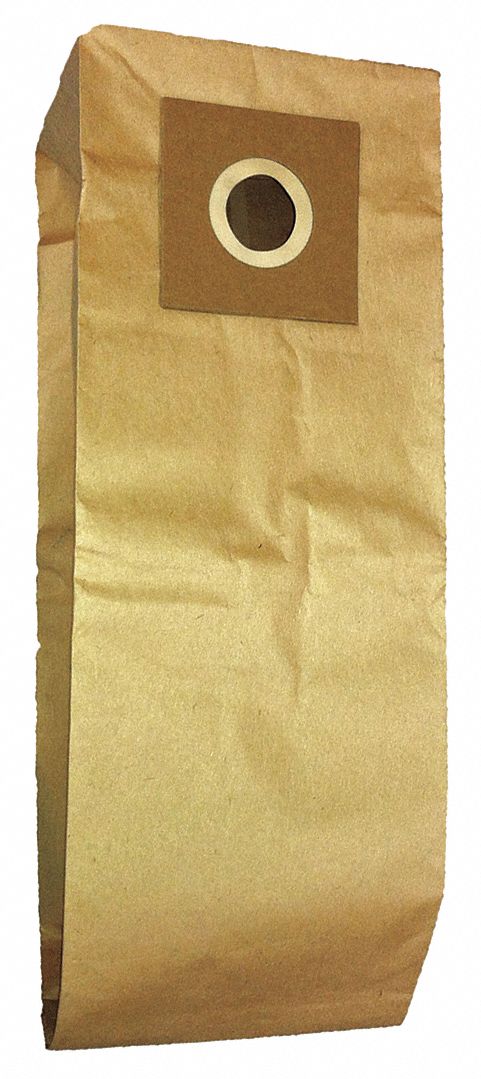 Dayton Vacuum Bag, Paper, Standard Bag Filtration Type, For Vacuum Type Upright Vacuum - 41C212