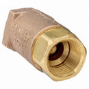 Apollo Check Valve, 1/2 in, Single, Inline Ball Cone, Bronze, FNPT x FNPT - 61-503-01