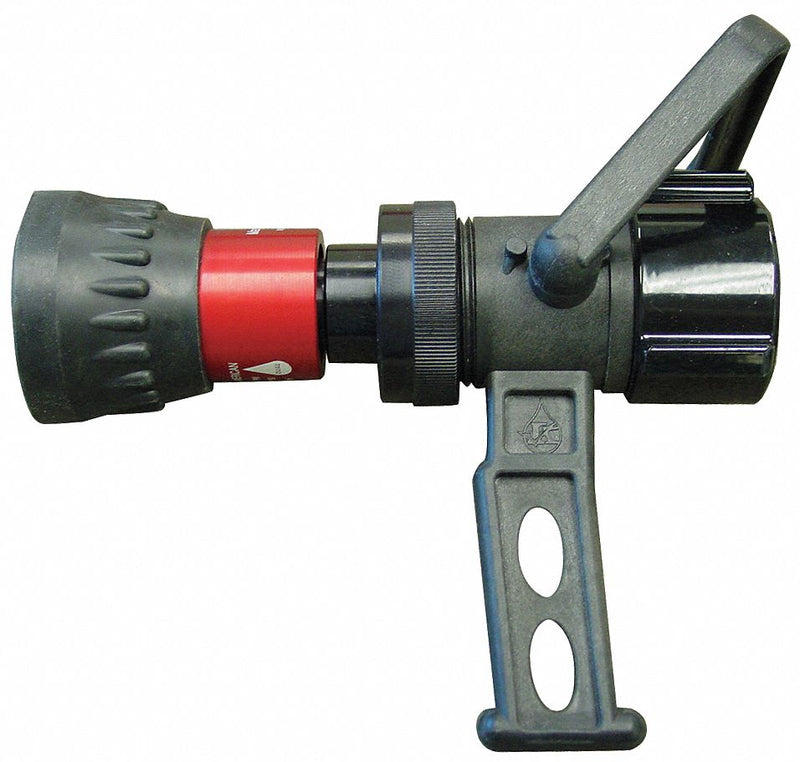 Moon American Nozzle Break Apart, 1 in Inlet Size, NPSH Thread Type, 10-24 gpm Flow Rate, Black Bumper Color - 506P-1014