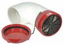 Moon American Dry Hydrant 90 Degrees Adapter, 5 in Male Thread Outlet, 6 in Size, 100 psi Max. Pressure - 299-605025