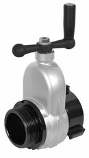 Moon American 2 1/2 in Aluminum Hose Gate Valve, Female NH Connection, Non Rising Stem Type - 734-2524