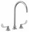 American Standard Chrome, Gooseneck, Kitchen Sink Faucet, Bathroom Sink Faucet, Manual Faucet Activation, 0.50 gpm - 6540175.002