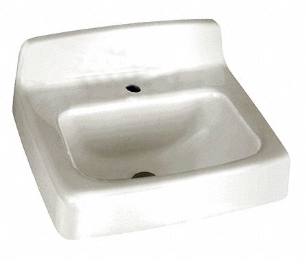 American Standard American Standard, Regalyn√¢ Series, 9 7/8 in x 15 1/2 in, Enameled Cast Iron, Lavatory Sink - 4869001.02