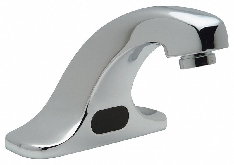 Zurn Chrome, Mid Arc, Bathroom Sink Faucet, Motion Sensor Faucet Activation, 0.5 gpm - Z6915-XL-F