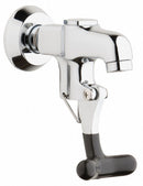 Chicago Faucets Chrome, Straight, Glass Filler, Manual Faucet Activation, 1.00 gpm - 312-ABCP