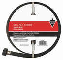 Tough Guy 423H99 - Water Hose Cold Rubber/PVC 50 ft. Black