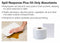 Brady 10 in Absorbent Pad, Fluids Absorbed: Oil-Based Liquids, Heavy, 11.1 gal, 200 PK - SRPO200
