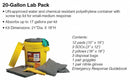 Brady Spill Kit/Station, Drum, Oil-Based Liquids, 16 gal - SKO-20