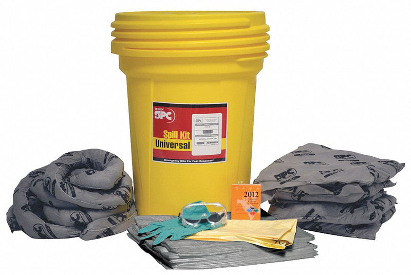 Brady Spill Kit/Station, Drum, Universal, 36 gal - SKA30-TAA