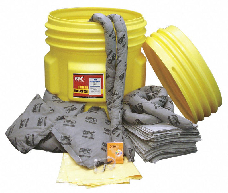 Brady Spill Kit/Station, Drum, Universal, 63 gal - SKA65-TAA