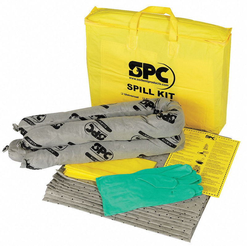 Brady Spill Kit/Station, Bag, Universal, 5 gal - SKA-PP-TAA