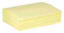 Brady 12 in Absorbent Pad, Fluids Absorbed: Chemical, Hazmat, Light, 7.5 gal, 50 PK - CH1212-50