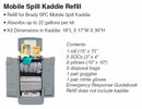 Brady Spill Kit Refill, Refill, Oil-Based Liquids, 22 gal - SKO-K2R