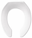 Bemis Round, Lift Toilet Seat Type, Open Front Type, Includes Cover No, White, External Check Hinge - 2L2055T-000