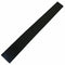 Kraft 2 inW Straight Double Rubber Replacement Squeegee Blade, Black - GG845-01