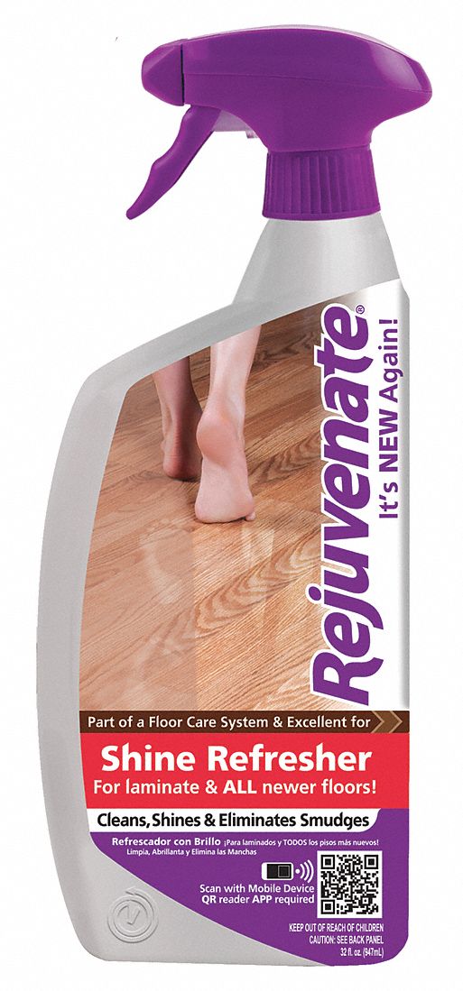 Rejuvenate Floor Restorer, Liquid, 32 oz, Bottle, 32 oz RTU Yield per Container, PK 12 - RJRF32RTU
