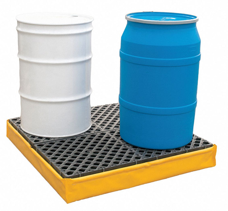 Ultratech Spill Containment Pallets, Uncovered, 66 gal Spill Capacity, 2,400 lb - 1346
