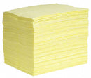 SpillTech 19 in Absorbent Pad, Fluids Absorbed: Chemical, Hazmat, Light, 31.1 gal, 200 PK - YPB200S