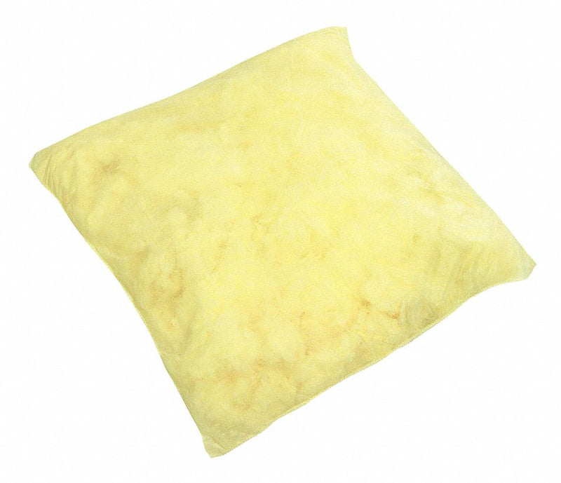 SpillTech Absorbent Pillow, Chemical, Hazmat, 29.1 gal, 18 in x 18 in, Polyester, Polypropylene - YPIL1818
