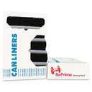 AccuFit Linear Low Density Can Liners With Accufit Sizing, 32 Gal, 0.9 Mil, 33" X 44", Black, 100/Carton - HERH6644TKR01