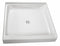 Fiat Products 32 in" x 32 in" x 6 in" Single Threshold Molded Stone Shower Floor - 32WL100