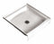 Fiat Products 42 in" x 42 in" x 6 in" Single Threshold Molded Stone Shower Floor - 4242WL100