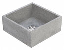 Fiat Products 24 in x 24 in x 10 in Gray Mop Sink, 8 in Bowl Depth, Terrazzo - TTB2424501