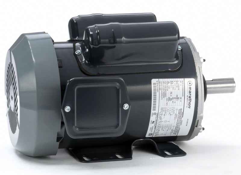Marathon Motors 1 1/2 HP, General Purpose Motor, Capacitor-Start/Run, 1725 Nameplate RPM, 115/208-230 Voltage - 5KCR48WN0292