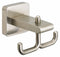American Standard Satin Nickel, Robe Hook, Double, Concealed Mounting Hardware Includes - 8335210.295