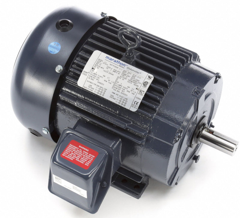 Marathon Motors 5 HP, General Purpose Motor, 3-Phase, 1740 Nameplate RPM, 230/460 Voltage, 184T Frame - 184TTFCD6026