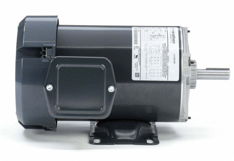 Marathon Motors 1 HP, General Purpose Motor, 3-Phase, 3450 Nameplate RPM, 208-230/460 Voltage, 56 Frame - 5K38RN30