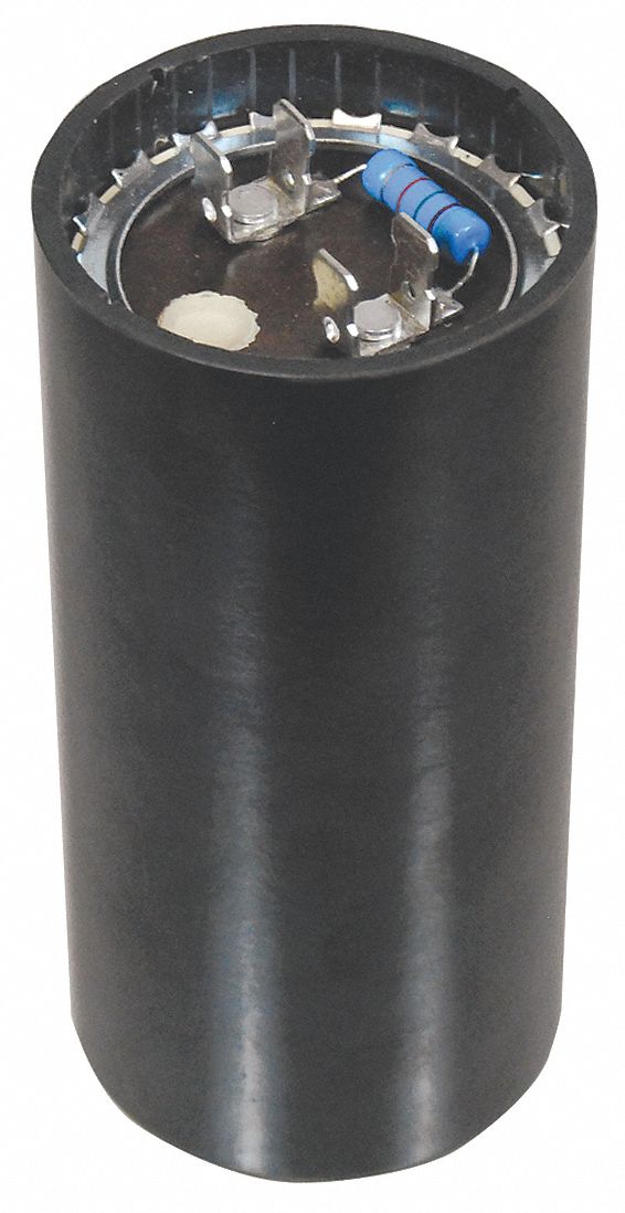 Packard Round Motor Start Capacitor,216-259 Microfarad Rating,330VAC Voltage - PRMJ216R