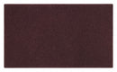 Tough Guy 14 in x 32 in Non-Woven Nylon Fiber Rectangular Stripping Pad, 175 to 600 rpm, Maroon, 10 PK - 453T23