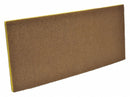 Scotch-Brite 14" x 28" Non-Woven Polyester Fiber Rectangular Scrubbing Pad, 175 to 600 rpm, Yellow, 5 PK - 9556
