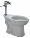 Zurn Single Flush, Oscillating Handle, Two Piece, Flush Valve Toilet, Elongated - Z5665.258.00.00.00