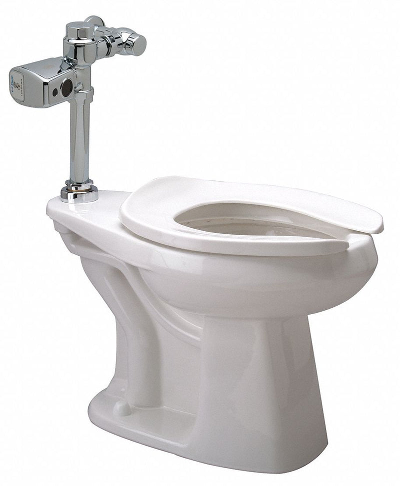 Zurn Single Flush, Sensor, Two Piece, Bedpan Flush Valve Toilet, Elongated - Z5666.243.00.00.00