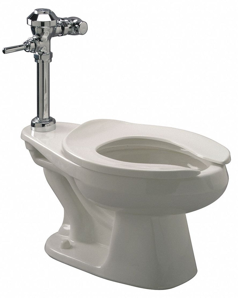 Zurn Single Flush, Oscillating Handle, Two Piece, Bedpan Flush Valve Toilet, Elongated - Z5666.258.00.00.00