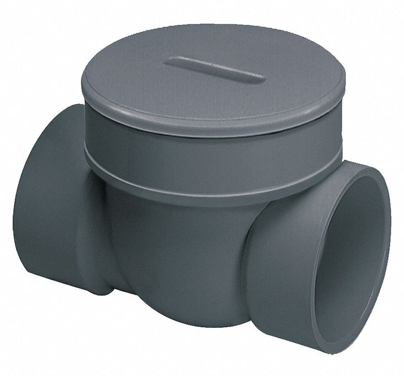 Spears 2 in PVC Backwater Valve, 43 psi, 120 F - S275P
