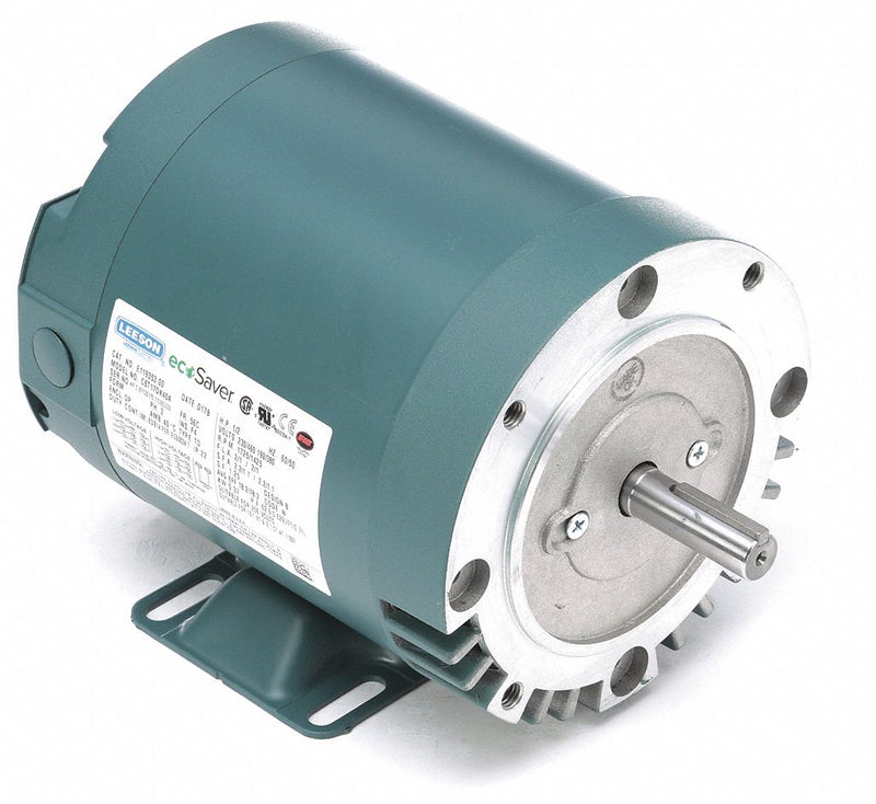 Leeson 1/2 HP, General Purpose Motor, 3-Phase, 1725 Nameplate RPM, 230/460 Voltage, 56C Frame - E119353.00
