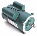 Leeson 1/2 HP, General Purpose Motor, Capacitor-Start/Run, 1725 Nameplate RPM, 115/230 Voltage - E100025.00