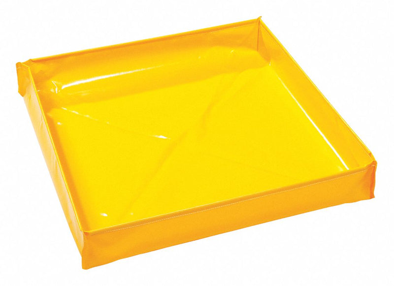 New Pig PAK291 - Utility Tray 30in. Lx30in. W Yellow PVC