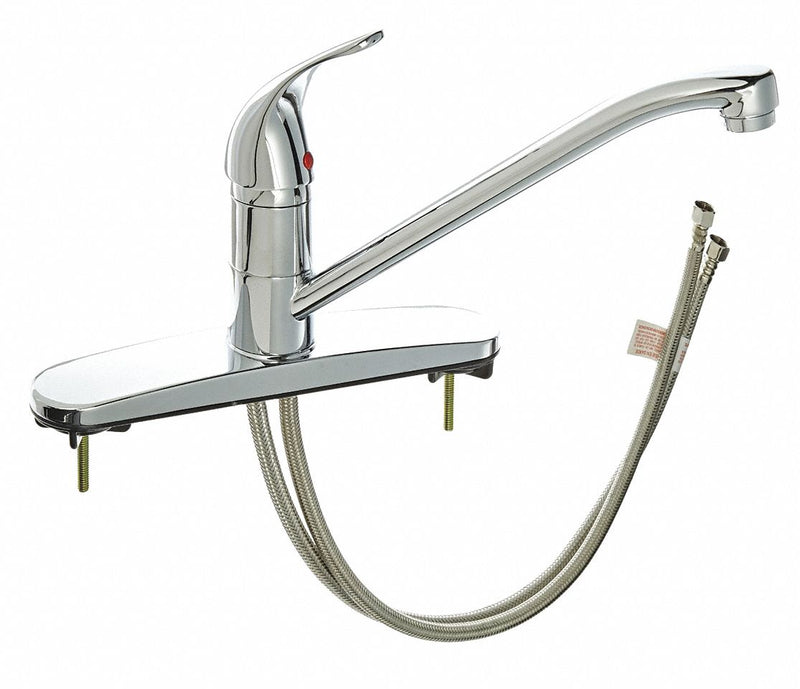 Zurn Chrome, Low Arc, Kitchen Sink Faucet, Manual Faucet Activation, 2.20 gpm - Z7870C-XL