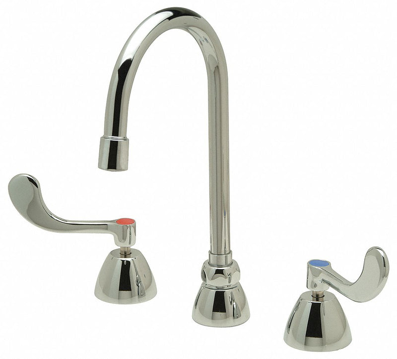 Zurn Chrome, Gooseneck, Kitchen Sink Faucet, Bathroom Sink Faucet, Manual Faucet Activation, 2.20 gpm - Z831B4-XL-ICT