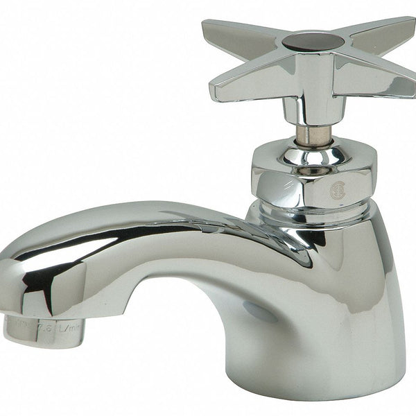 Zurn Brass Bathroom Faucet, Cross Handle Type, No. of