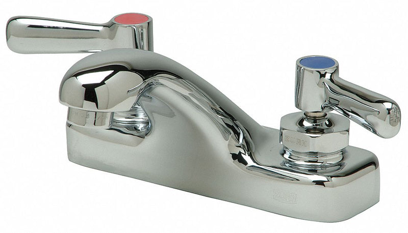 Zurn Chrome, Low Arc, Bathroom Sink Faucet, Manual Faucet Activation, 0.50 gpm - Z81101-XL-3M
