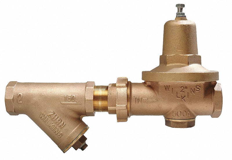 Zurn Water Pressure Reducing Valve, Standard Valve Type, Low Lead Bronze, 3 in Pipe Size - 3-500XL